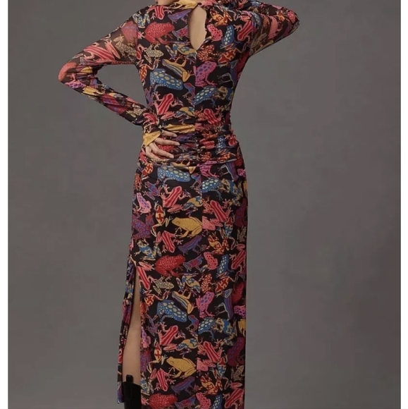 Farm Rio Mesh Jungle Dress - Picture 8 of 9